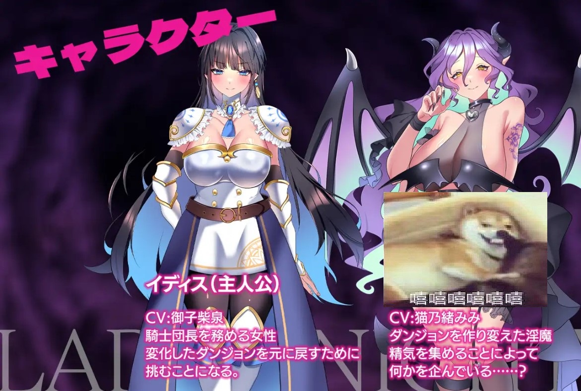 【日式RPG/中文】LadyKnight-淫魔迷宫- 中文步兵版【新作/600M】
