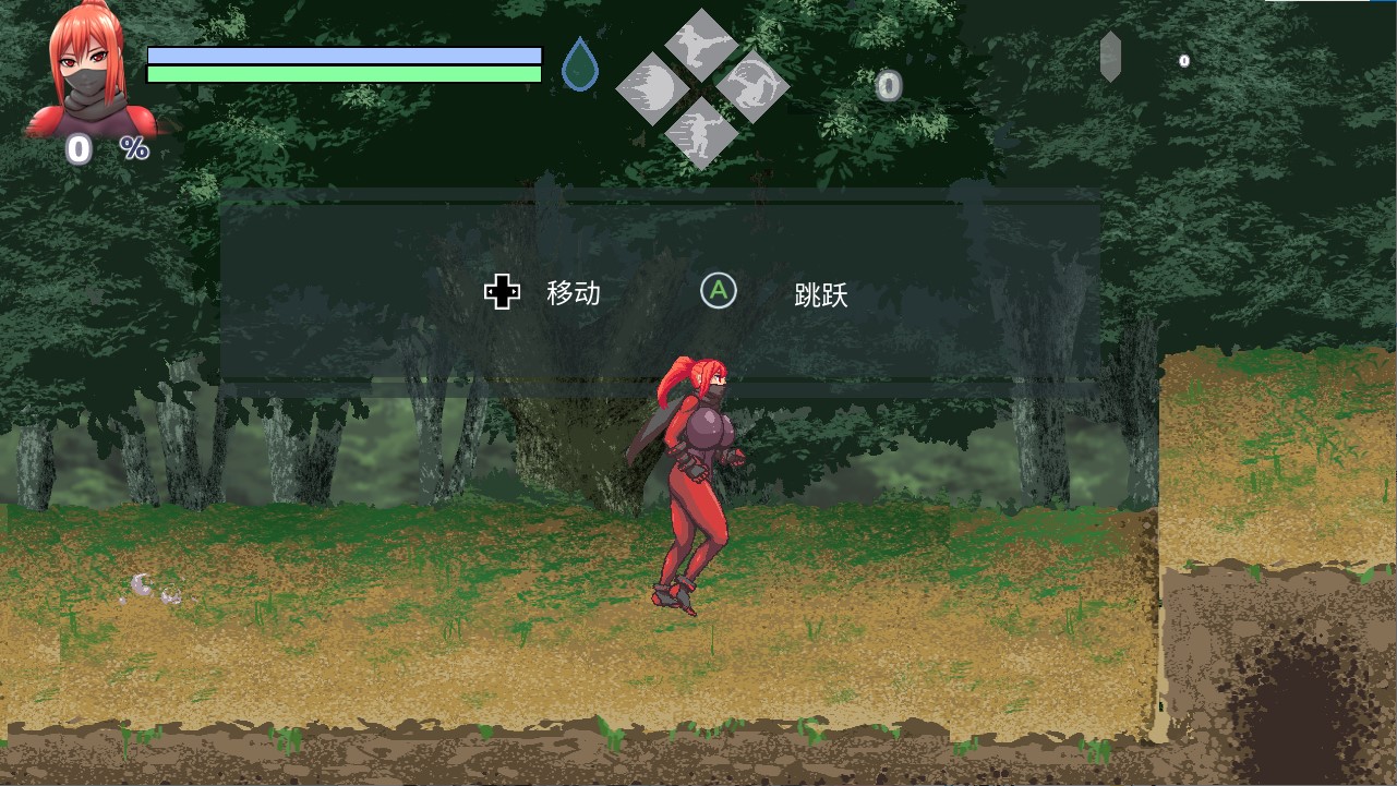 【女主ACT/中文/动态】暗狩红狼 中文步兵版【新作/1.5G】