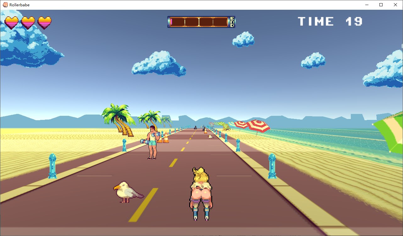 【Pixel SLG, Animated】[H Version of Violent Motorbike] Rollerbabe Latest Version 【New Work, 150M】
