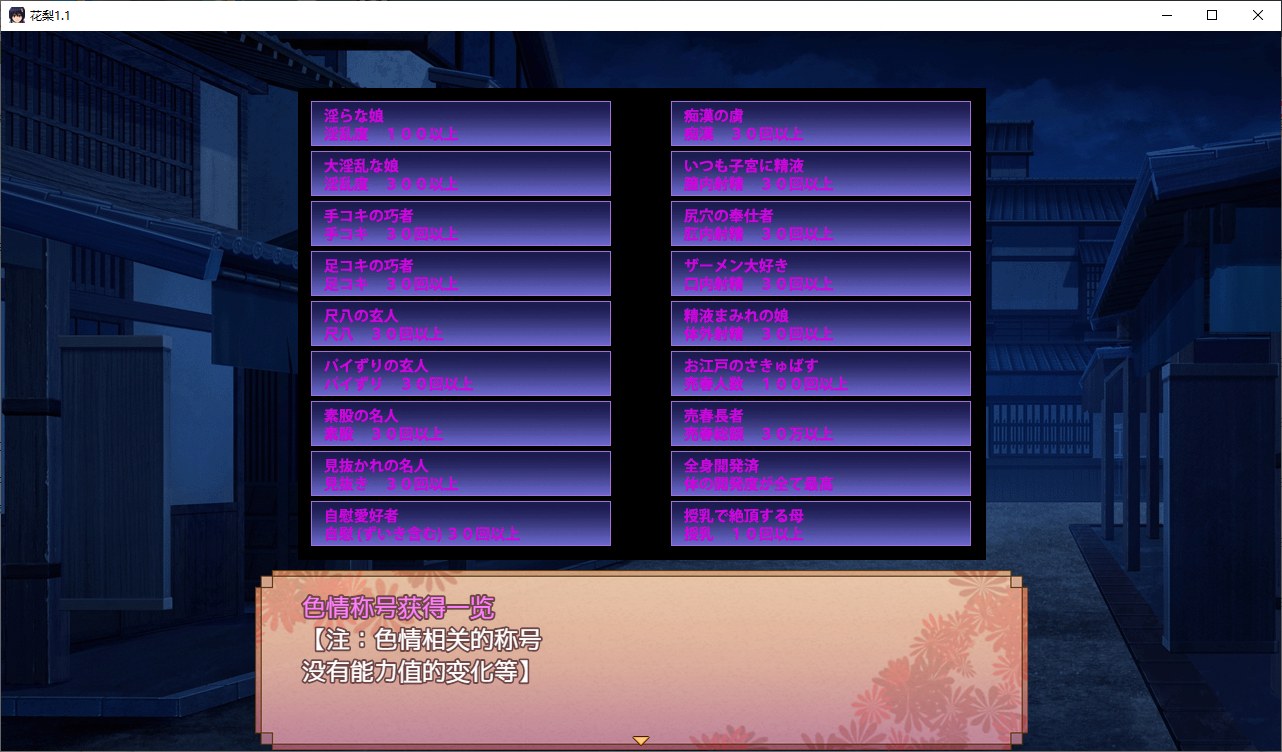 【Japanese RPG/Translation】Kunoichi Hanari v1.1 Refined Translation Version【New Translation/1.7G】