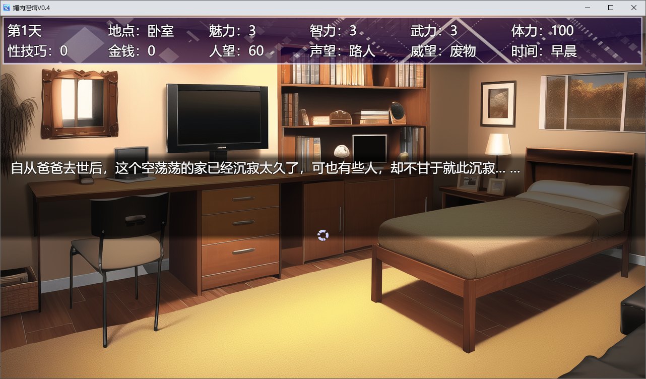 【国产SLG/新作】媚肉淫馆V0.528 官方中文步兵版【更新/910M】