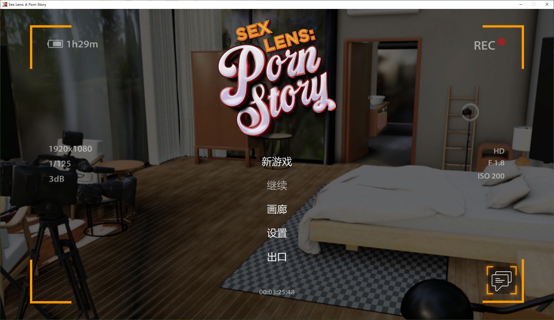 【Western SLG/Chinese/Animated】Sex Lens A Porn Story Steam Chinese Edition Infantry Version 【New Release/1.8G】