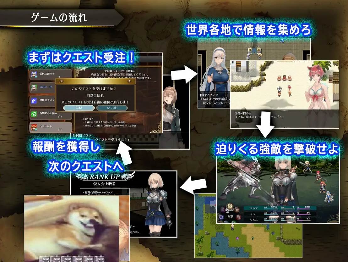 【Large RPG/Chinese Translated】Dragon and Great Sword Official Machine Translation Version【Update/5.5G】