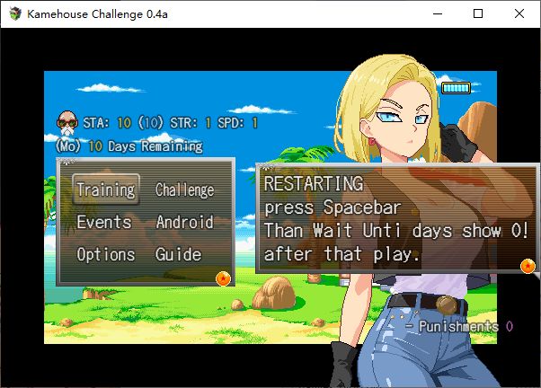 【Dragon Ball Fan Made RPG/Animated】Kamehouse Challenge v0.4 Android + PC Latest Test Version【Update/320M】