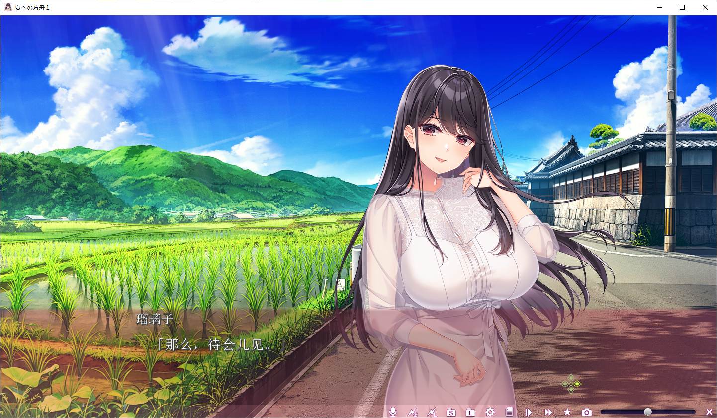 【Japanese ADV/Chinese translated/animated】Sailing to Summer I - Machine Translation Chinese Version【New Chinese translation/2.7G】