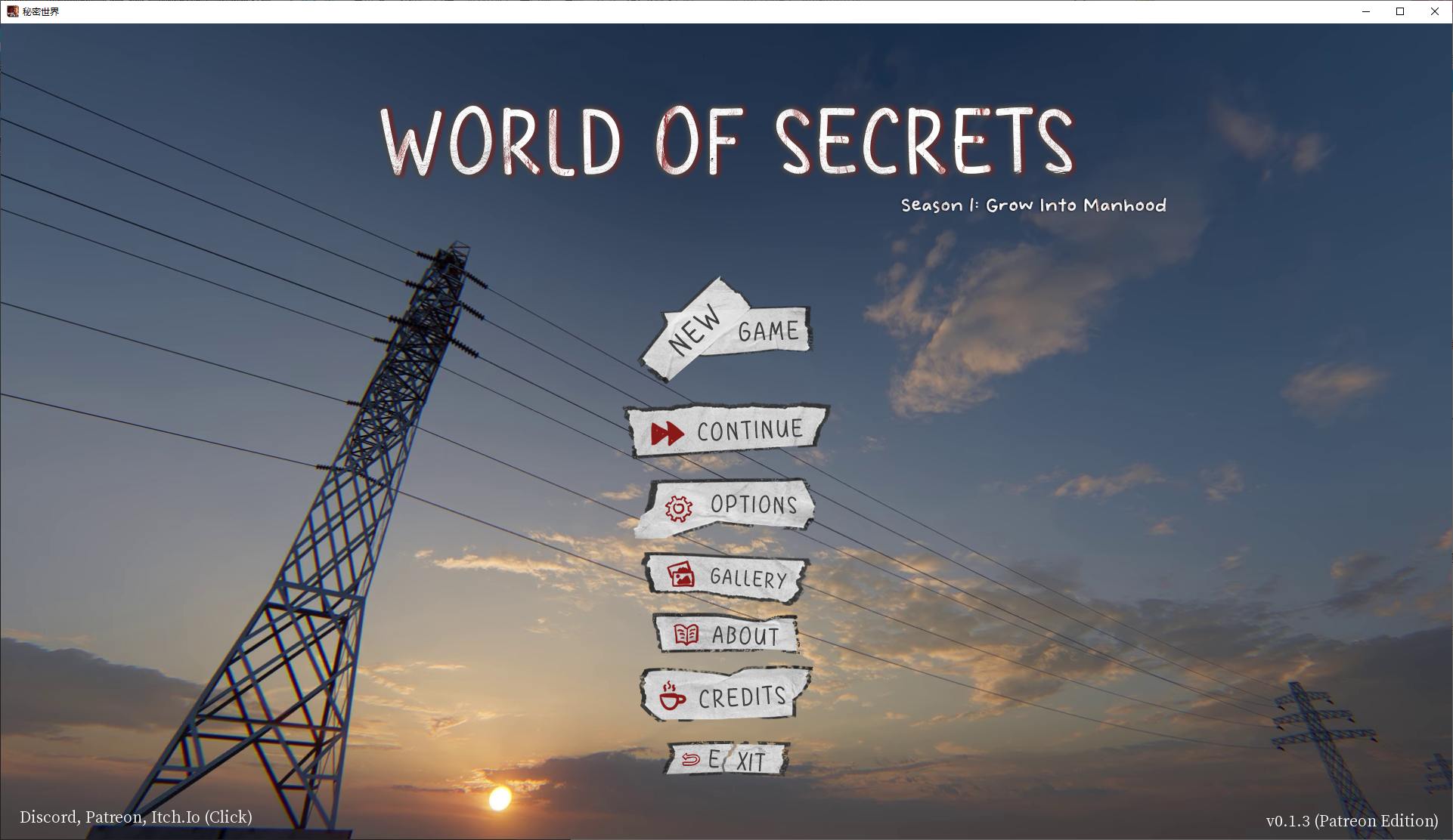 【Western SLG/Chinese】Secret World v0.1.3 Android + PC Official Chinese Infantry Version 【2G/New Work】
