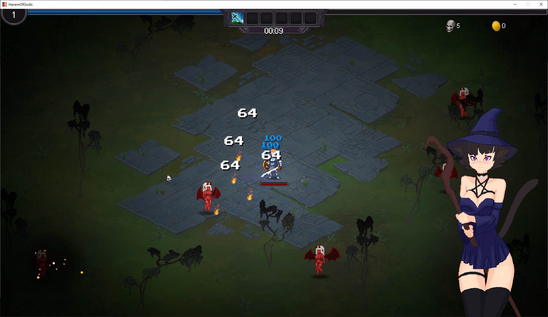 【Pixel ARPG/Chinese/Animated】Gods' Harem v0.7.30 Official Chinese Test Version 【New Release/720M】