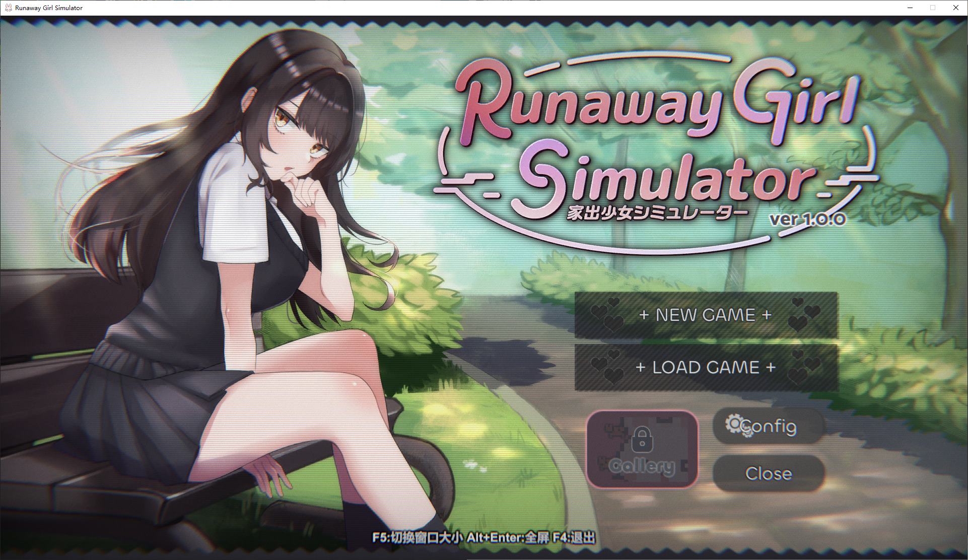 【Japanese SLG/Chinese/Animated】Runaway Girl Simulator Latest Chinese Version 【New Work/1.6G】