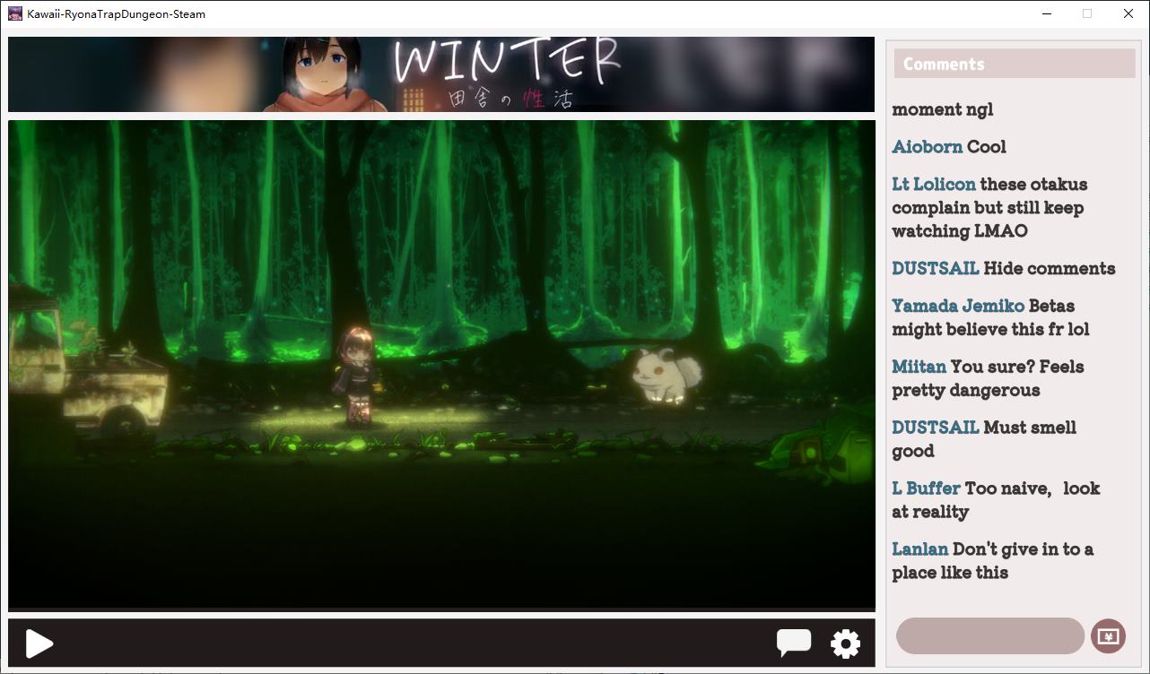 【Japanese ACT/animated】IN Kawaii -Ryona Trap Dungeon steam version 【New release/1.6G】