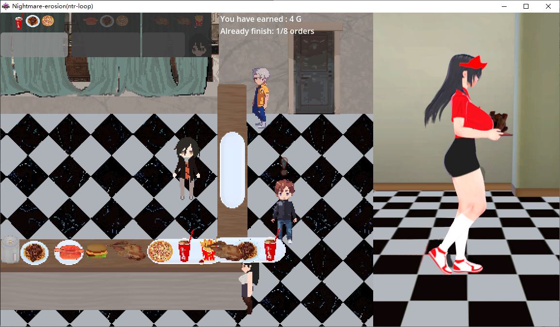 【Green RPG/Chinese/Animated】 Nightmare Erosion (NTR Loop) v0.1.4 Official Chinese Version 【Update/3.5G】