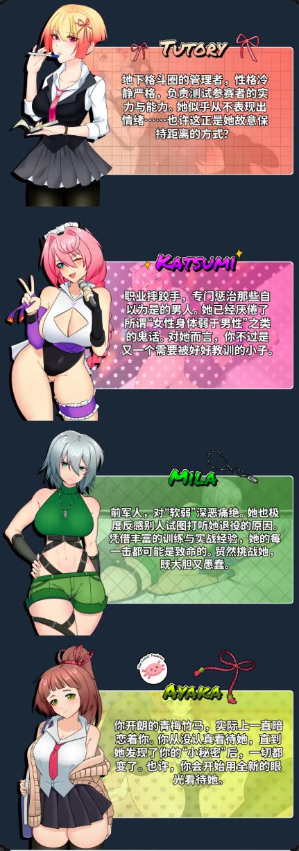 【Boxing SLG/Chinese/Animated】UnderGirl: Submission Path Official Chinese Version【New Release/1.6G】
