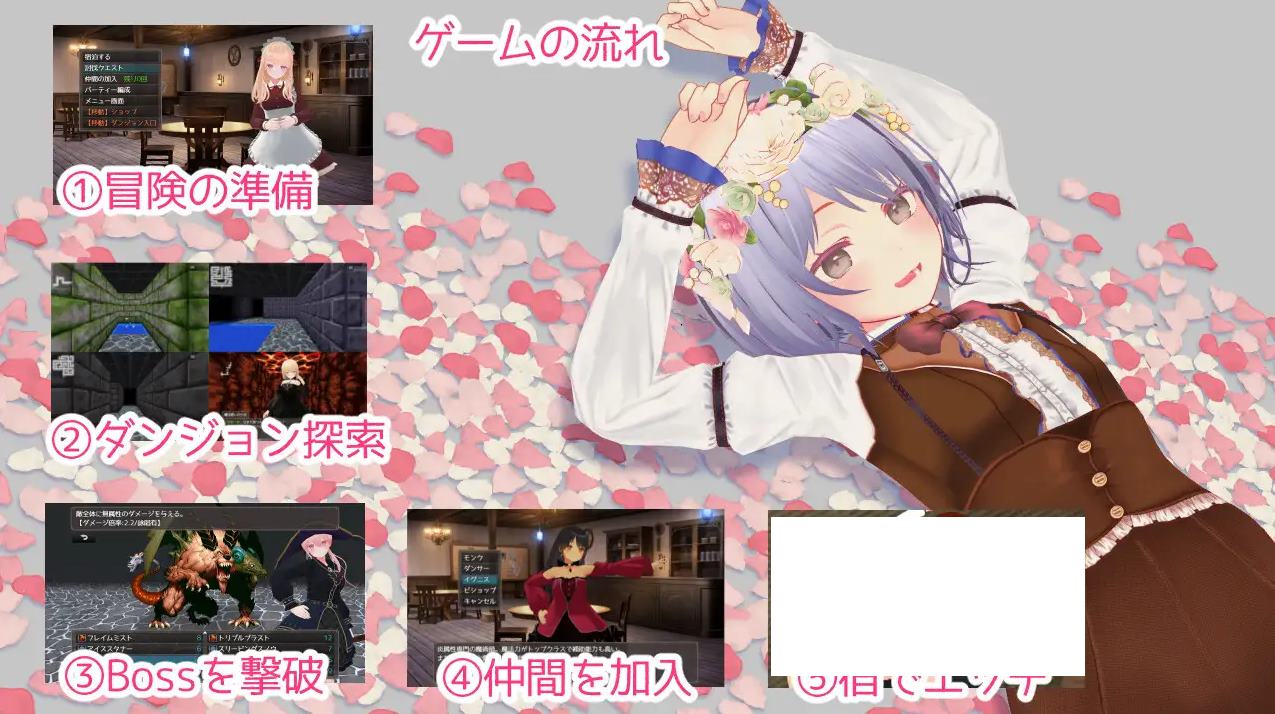 【Japanese RPG/Chinese】Flower in the Maze Steam Chinese Version【New Release/2.1G】