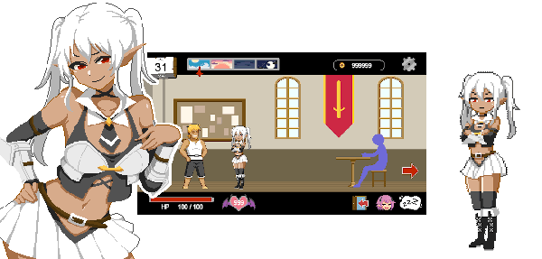【Japanese SLG/Chinese/Pixel】Handyman Fantasy with DLC2 Chinese Edition Infantry Version【Update/1.26G】