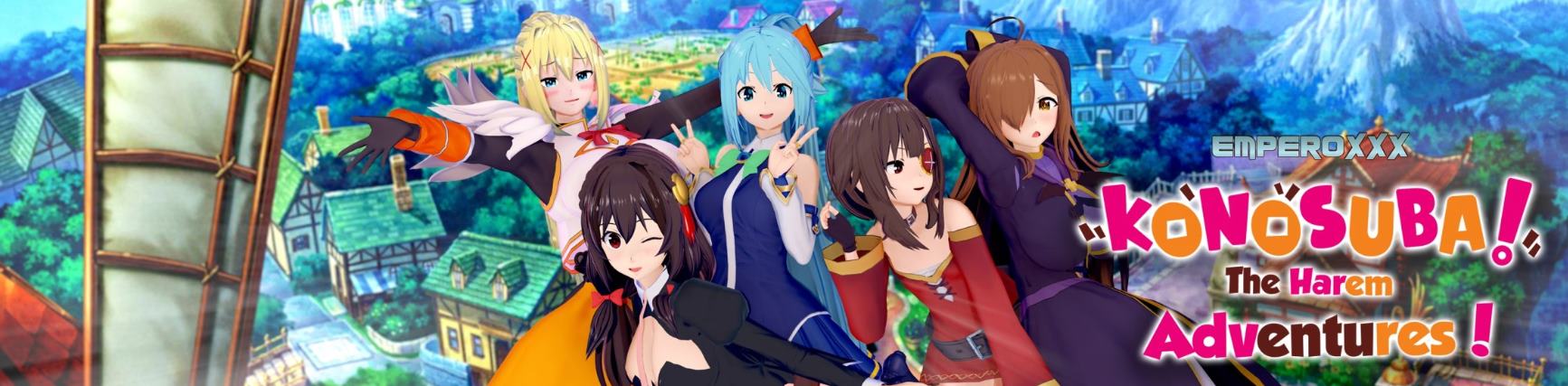 【Western SLG/Chinese/Animated】KonoSuba- Harem Adventure v2.7A Android + PC + MAC Infantry Chinese Version【Update/4.4G】