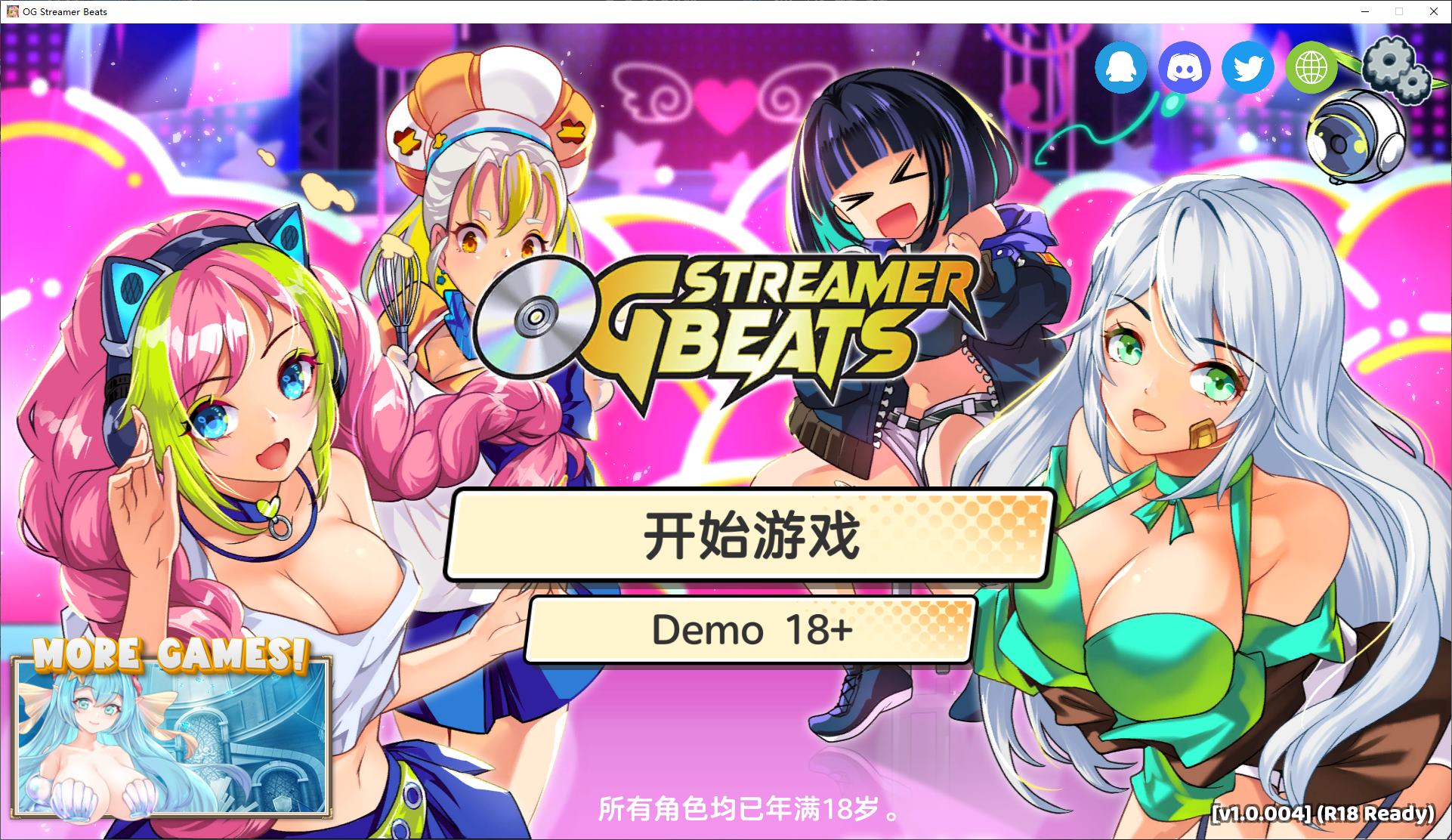 【Rhythm Game/Chinese/Animated】OG Streamer Beats Steam Chinese Infantry Version 【New Work/1.95G】