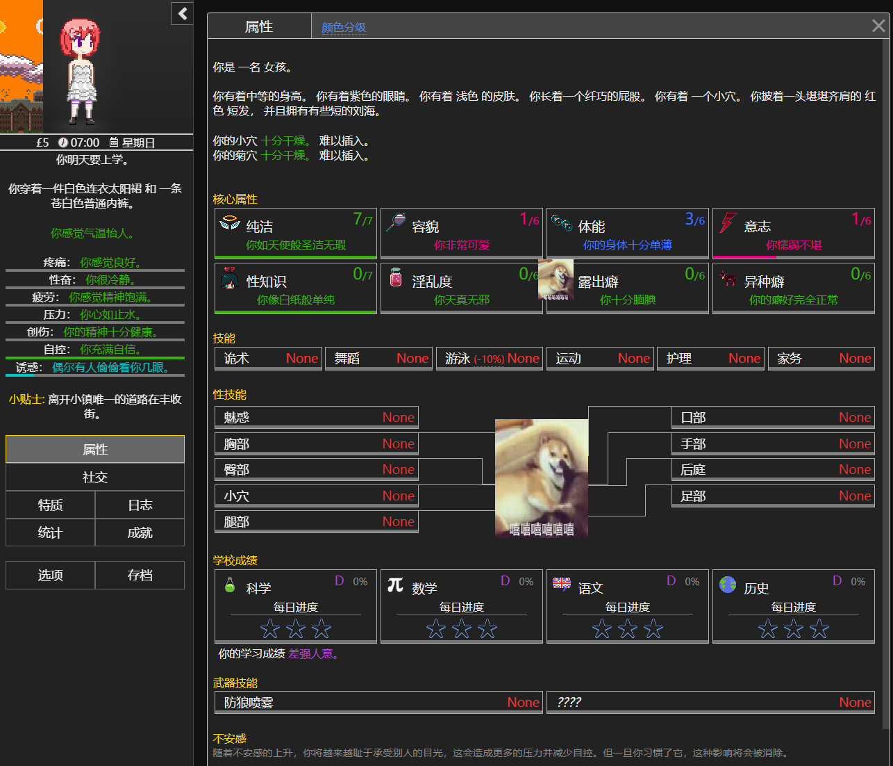 【Top Text/2D/Chinese Translated】Degrees of Lewdity v0.5.6.1 Android + PC Latest Chinese Translated Version【Update/177MB】