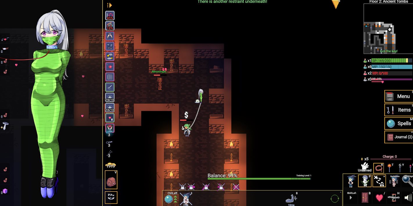 【Japanese RPG/Chinese】Kinky Dungeon v5.4.83 Official Chinese Test Version【Update/667M】