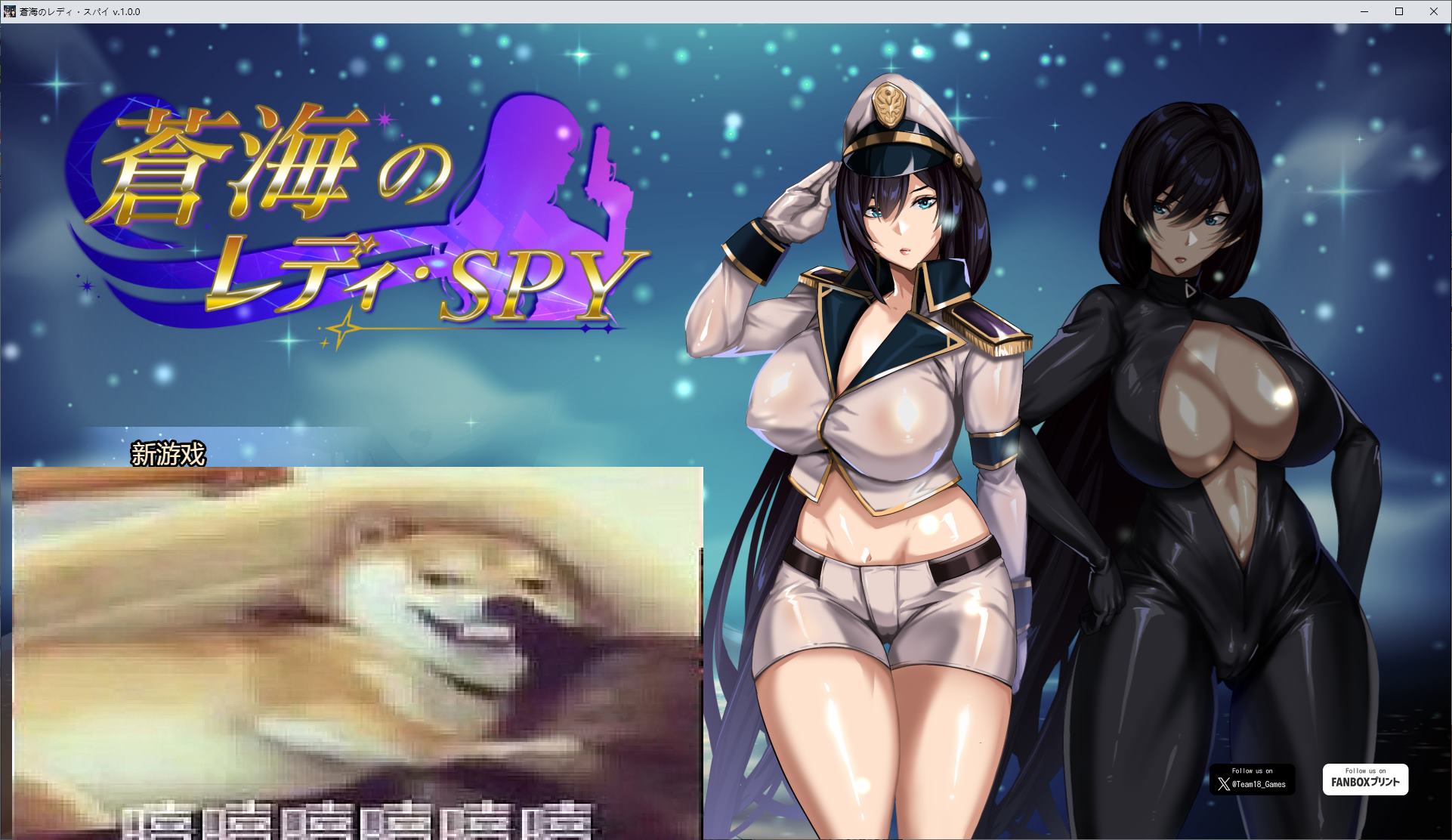 Japanese RPG / Chinese Translated Blue Sea Lady Spy DL Official Chinese Version New Release 860M