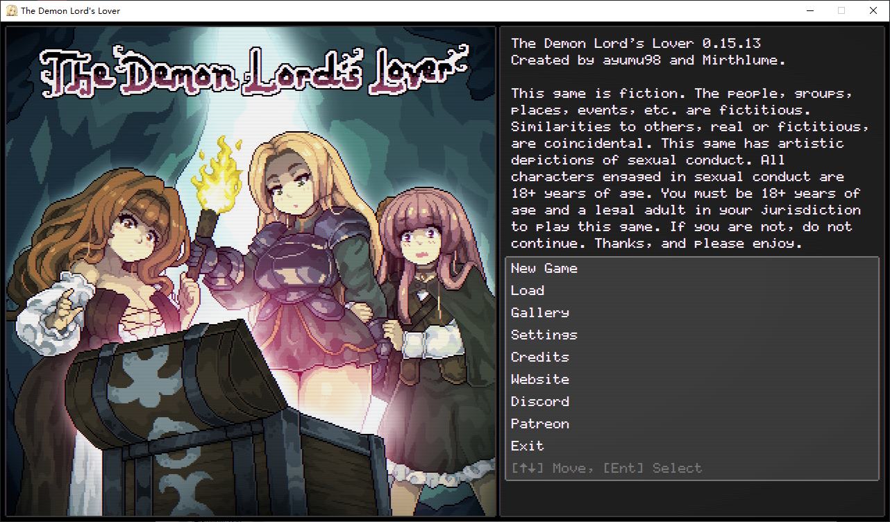 【Pixel RPG】The Demon Lord's Lover v0.15 Android + PC + MAC Test Version [Update/1.7G]