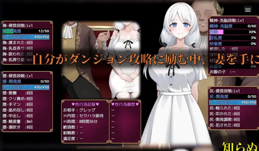 【Green RPG/Chinese Translated】The Fall and Immorality of Married Woman Celie - Machine Translation Version【New Game/1.2G】