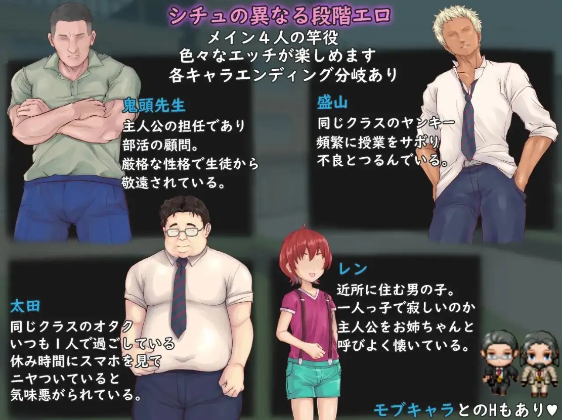 【日式RPG/中文】逐渐知晓性的C女~青涩女学生与男人们共度的夏天~ 官中步兵版【新作/810M】